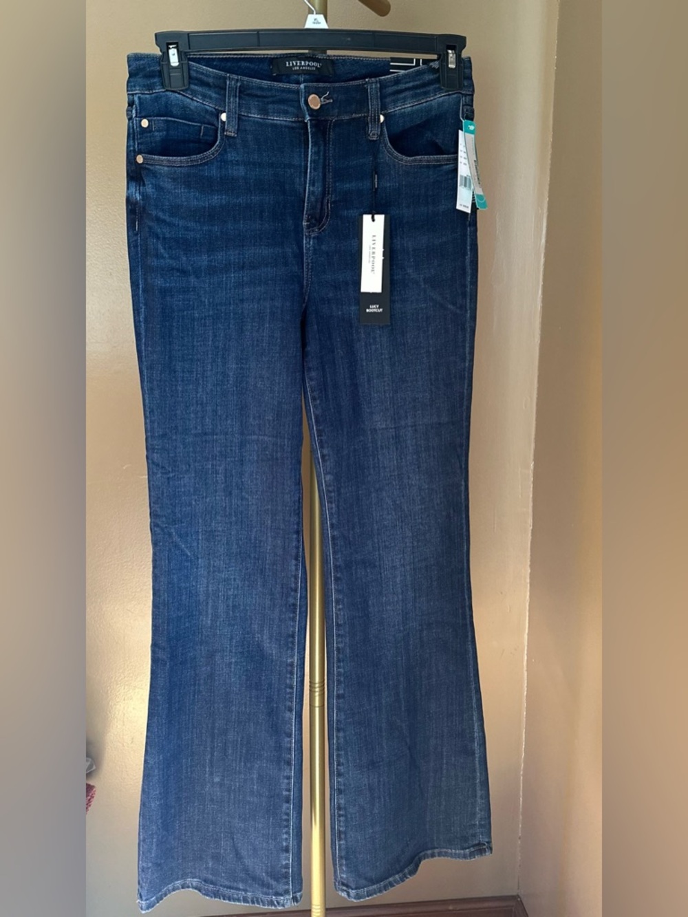 Liverpool Dark Indigo Flare Jeans